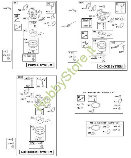 E - Carburatore B&S - 12 €¦ 12F802-1376-01 brand Stihl